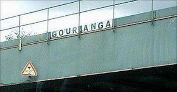 GOURANGA Graffiti on motorway bridges in the UK