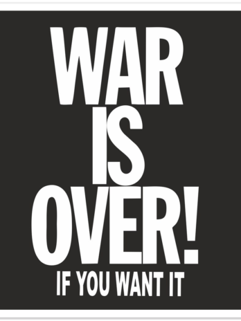 War Is Over Stickers