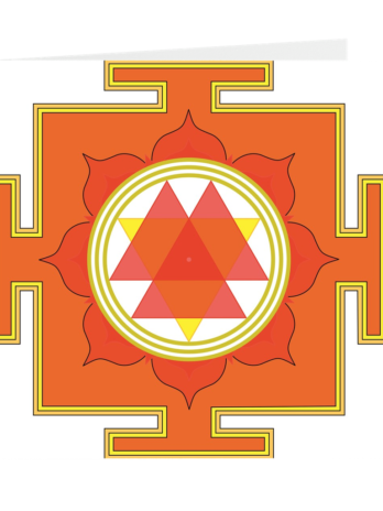 Durga Yantra folded cards