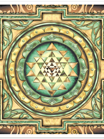 Sri Sri Yantra 1 stickers