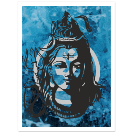 Shiva Om Stickers 3"x4" pack of 5