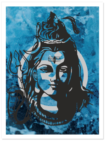 Shiva Om Stickers