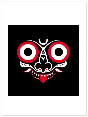 Jagannath Eyes Stickers