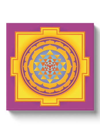 Kali Yantra10 canvas wrap