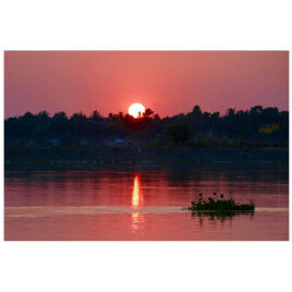 Ganga Sunset Poster