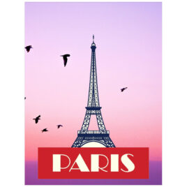 Paris Retro Poster