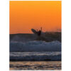Surf Orange Poster