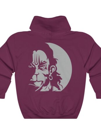 HANUMANJI (back print)  Hooded Sweatshirt