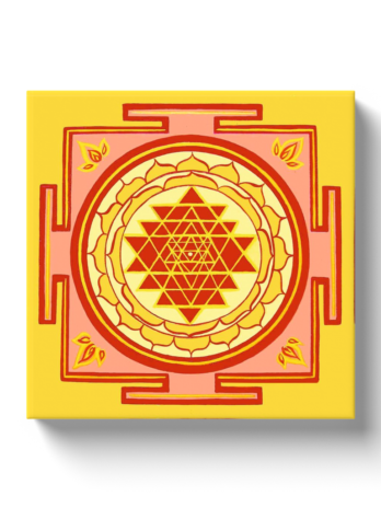 Sri Yantra3 Canvas Wrap