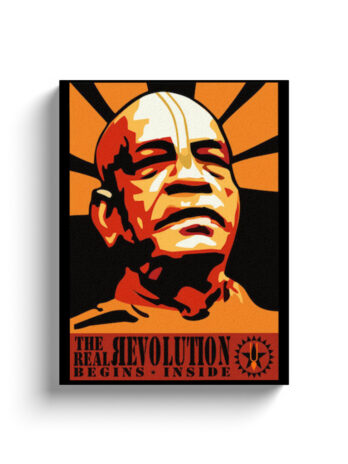 Prabhupada Revolution Canvas Wrap