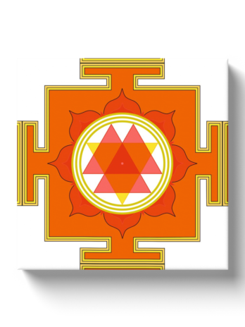 Durga Yantra2 Canvas Wrap