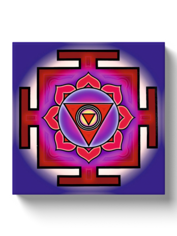 Sidh Shani Yantra8 Canvas Wrap