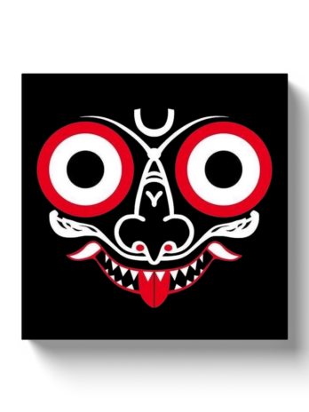 Lord Jagannath Eyes Canvas Wrap