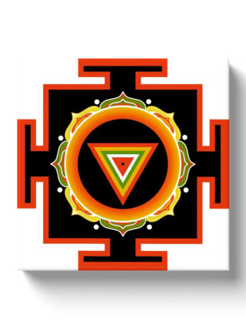 Kali Yantra7 Canvas Wrap