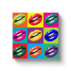 Lips gloss Canvas Wraps pop art