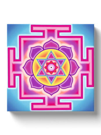 Kamala Yantra 9 Canvas Wrap