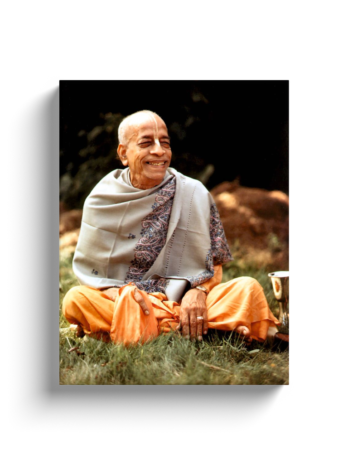 Srila Prabhupad Happy Canvas Wrap