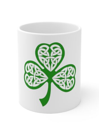 CELTIC SHAMROCK Ceramic Mug 11oz