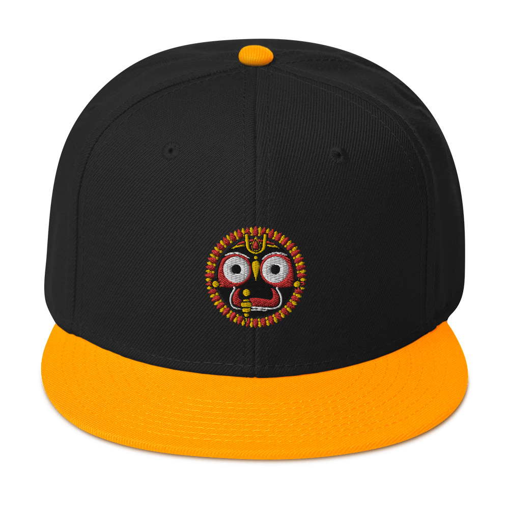 snapback-gold-black-black-front-