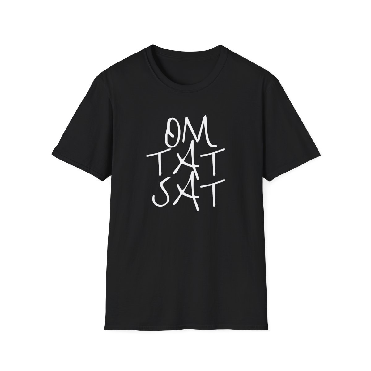 OM TAT SAT (white) Softstyle T-Shirt