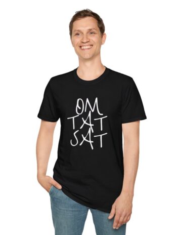 OM TAT SAT (white) Softstyle T-Shirt