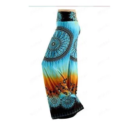 Casual Loose Printed Wide Yoga Pants Dance Yoga