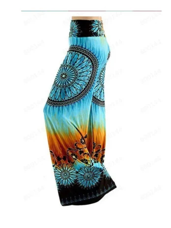 Casual Loose Printed Wide Yoga Pants Dance