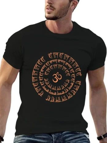 OM -graphic printed t-shirt