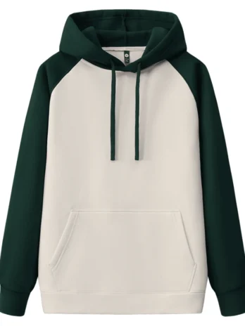 Baggy Raglan Sleeve Fleece Hoodie